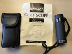 美品★NASHICA Golfscope(5×20)ナシカゴルフスコープケース付
