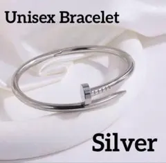 ブレスレット 釘 シルバー アメカジ 古着 ストリートメンズ レディース 銀