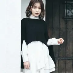 お値下げ☆LILLIANCARAT スリットスリーブニット&ミニワンピセット