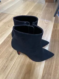 【美品】DIANA ダイアナ スエード ショートブーツ レッドソール 22cm