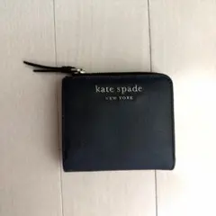 kate spade ケイトスペード 二つ折り財布 黒 ブラックのサムネイル
