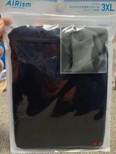 【新品未使用】AIRism 汗とりパッド付きキャミソール 3XL ネイビー