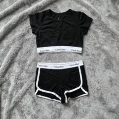 Calvin Klein ブラック セットアップ Lサイズ