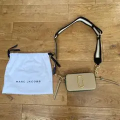 MARC JACOBS ショルダーバッグ ベージュ/グリーン