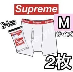 シュプリーム　ヘインズ　ボクサー　パンツ　白　ボクサーパンツ　M