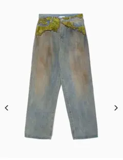 doublet 26ss MOSS-GROWN DENIM PANTS