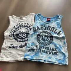 BABYDOLL ノースリーブタンクトップ 2枚セット