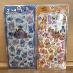 【正規品】 ディズニー プチドロップステッカー 2枚セット