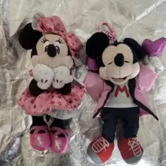 アイドルミニー ぬいぐるみキーホルダー ディズニーストア ミニー