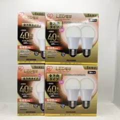 アイリスオーヤマ LED電球 E26 40形相当 電球色 全方向 6個セットのサムネイル