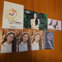 niziu nizooアヤカ　アノ　メモパッド　ステッカーHMV特典カード　くじ