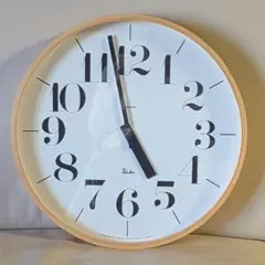 Lemnos RIKI CLOCK　渡辺力　掛時計 Lサイズ