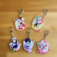 鬼滅の刃 アクリルキーホルダー 5個セット