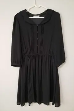 Feroux☆長袖シフォンワンピース　Mサイズ相当　レディース　イベントにも◎