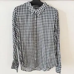 【新品タグ付き】B:MING by BEAMS ギンガムチェック 長袖シャツ　Ｓのサムネイル