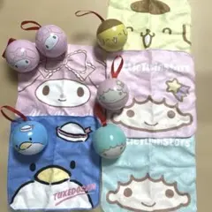 サンリオキャラクターズ　缶入りタオルハンカチセット
