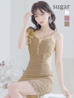 sugar Kylieワンショルダー レースドレス