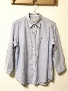 CIAOPANIC TYPY メンズシャツ【 七部丈 / 麻混生地 】