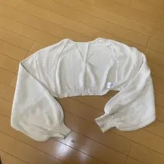 クリーム色 長袖ニット サイズF