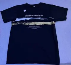 DESCENTE バレーボール Tシャツ ブラック
