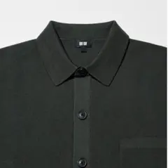 UNIQLO ミラノリブシャツカーディガン ブラック Mサイズ 新品未使用