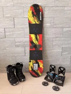 BURTON GROM キッズ スノーボード 3点セット 110cm バートンのサムネイル
