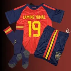 《140サイズ》 ヤマル スペイン代表 キッズ サッカー ユニフォーム 最新
