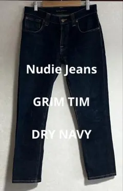 Nudie Jeans GRIM TIM NAVY W32 L32のサムネイル