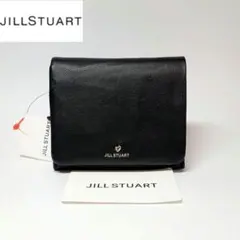 新品 ジルスチュアート 二つ折り財布 コンパクト財布 エンジェル ハート 黒のサムネイル