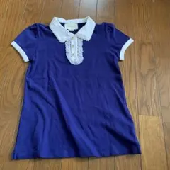 GUCCI ネイビー Tシャツ レース襟　140のサムネイル