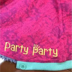partyparty リバーシブルポンチョ