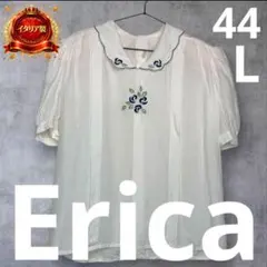 Enrica イタリア製 ピュアリネン 刺繍 ブラウス 白 44サイズ L Erica イタリア製 ピュアリネン 刺繍 ブラウス 白 44サイズ L - メルカリ