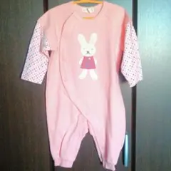 美品　シシュノン　ロンパース　女の子　うさぎ