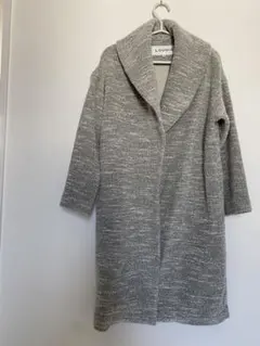 値下げ　美品　LOUNIE グレー ロングコート