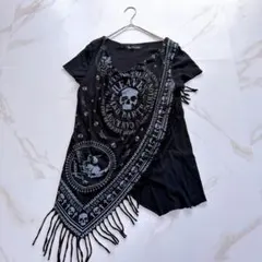 heaven and earth Y2K skull fringe teeのサムネイル