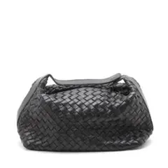 未使用！ BOTTEGA VENETA ブラッククロコ トップ ハンドル トート 