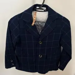 Tappet チェック柄 ジャケットとショートパンツセット 110