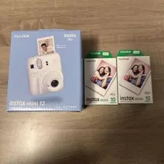 フジフィルム　チェキ　instax mini 12 本体＋フィルム20枚