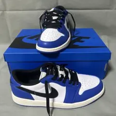 ナイキ　エア　ジョーダン1 ロー　ブルー　ブラック　青　ゲームロイヤル　黒