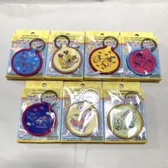 クレヨンしんちゃん×サンリオワッペンキーホルダー7セット