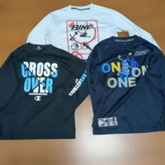 【3枚セット】Champion ・BIKE長袖Tシャツ 140サイズ