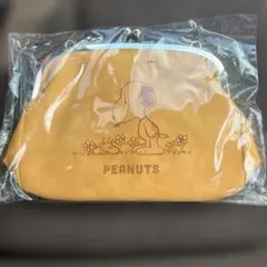 PEANUTS スヌーピー PUがま口 숄더백