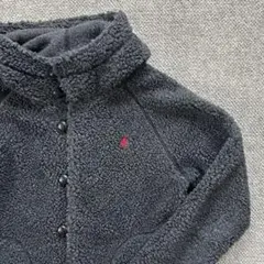 Gymphlex( ジムフレックス) くるみボタン フードボアジャケット ボア