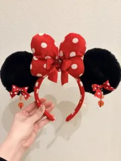 ミニー イヤリングカチューシャ