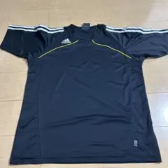 adidas スポーツ Tシャツ 黒/黄色