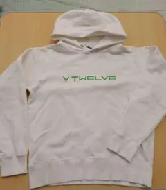 V TWELVE ホワイト メンズゴルフパーカー　S