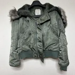 フライトジャケット　N2B 80s 短丈　alpha ミリタリー　最終値下げ