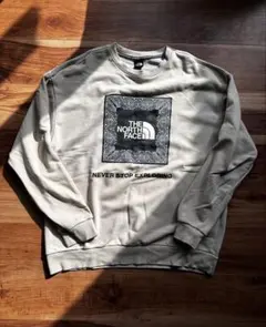 THE NORTH FACE ベージュ スウェット⑨