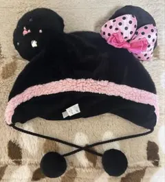 東京ディズニーリゾート ディズニー ファンキャップ ミニー ピンク ブラック 黒