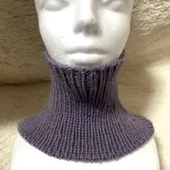 429 ハンドメイド　ネックウォーマー　パープル